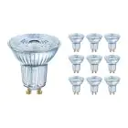 Mehrfachpackung 10x Ledvance Performance LED-Spot Reflektor GU10 PAR16 4.3W 350lm 36D - 830  | Ersatz für 50W