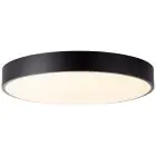 Brilliantline Plafonnier Métal Plastique Noir Blanc 34W 3800lm - 830-865 CCT | 490mm - Télécommande Dimmable